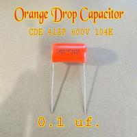 ราคา Orange drop capacitor CDE 418P 600V 104K (0.1uf.) 1 Pcs. Guitar & Bass (55053803713)