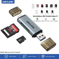 ราคา WAVLINK 2-in-1 USB C + USB A SD Metal Casing Card Reader สําหรับ SD TF SDXC SDHC MMC TFXC TFHC UHS-I (44380403104)