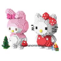 ราคา Legonano เลโก้ นาโน lego nano nanoblock คิตตี้ มายเมโลดี้ size ใหญ่จัมโบ้ (918034431)