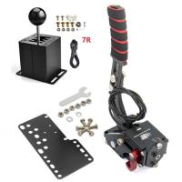 ราคา 16Bit PC Racing Game USB Handbrake Or H Gear Shifter For Logitech G27 G29 G25 G920 For Thrustmaster (44504454758)