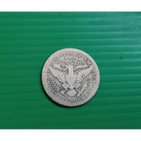 ราคา Quarter Dollar Barber 1908 #เนื้อเงิน .900 Silver (24151878830)
