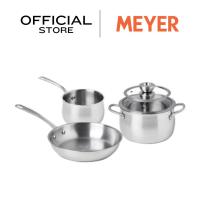 ราคา MEYER WHITE STEEL ชุดเครื่องครัวสเตนเลส สตีล 5 ชิ้น (71510-T) (40064180672)