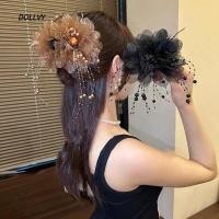 ราคา DOLLVY คลิปหนีบผม, พู่ผมดอกโบตั๋น, กิ๊บรัดผมประดับลูกแก้วสำหรับผู้หญิง (44606326088)
