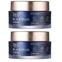 ราคา Dr.G Black Snail Cream Duo (50ml x 2) – Intensive Repair & Anti-Aging Snail Mucin Moisturizer (43153507693)