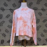 ราคา เสื้อยืดแขนยาว ลายมัดย้อม สีชมพู (29784610522)
