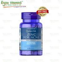 ราคา Puritan's Pride ZINC FOR ACNE 100 Tablets รักษาสิว ลดสิวอักเสบ ลดหน้ามัน รูขุมขนกระชับขึ้น (Exp.09/2023) (8542180799)