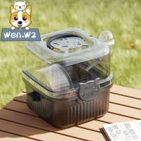 ราคา wen.W2 กรงหนูแฮมเตอร์แบบพกพา กรงหิ้วหนูแฮมเตอร์พร้อมอุปกรณ์ที่ให้น้ำ (43454623295)