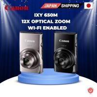 ราคา Canon IXY650m Compact Digital Camera with 12x Optical Zoom and Wi-Fi -Silver / Black Direct from JAPAN (49406306090)