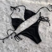 ราคา bikini บิกินี่ - ชุดว่ายน้ำ สีดำ (มือสอง) (25350797547)