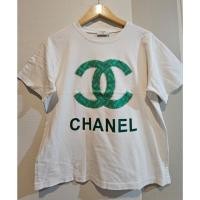ราคา เสื้อยืดมือ✌️ลายChanel (20493852495)