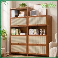 ราคา ตู้หนังสือ ตู้เก็บของ 1-5 ชั้น ชั้นวางหนังสือ ชั้นวางหนังสือไม้ Bookshelf ชั้นเก็บของ (27800629455)