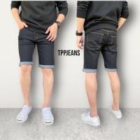 ราคา JEANSEXPRESS Shorts Denim กางเกงยีนส์ขาสั้นชายทรงสลิมฟิต สีดำยีนส์เข้ม ผ้ายืด ใส่สบาย เป้าซิป Size 28-36 รับชำระปลายทาง (28277094133)