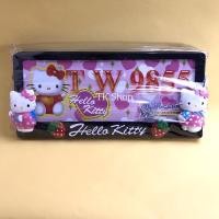 ราคา กรอบป้ายทะเบียน Hello Kitty สีดำSale‼️โละสต๊อก (8005925936)