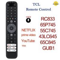 ราคา [ALANK] TCL LCD สมาร์ท Android TV รีโมทคอนโทรลเสียงรีโมทคอนโทรล RC833 65P745 55C745 43LC645 65C845 GUB1 (40217736005)