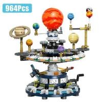 ราคา C Creative Interstellar Solar System Radio Telescope Building Bloc City Space Science Earth's Rotat (47359897408)