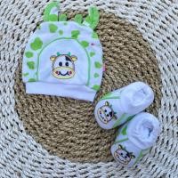 ราคา 2in1 BABY Beanie BABY Head Cover รองเท้าเด็กรองเท้าเด็กทารก Prewalker รองเท้าเด็กอุ่น DNW BABY (28060058033)