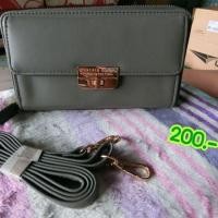 ราคา กระเป๋าสตางค์สะพายข้าง forever young สีเทา (1733445088)