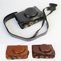 ราคา For Canon Powershot SX740 HS SX730 HS SX720 HS Camera Leather Case Bag Cover (45257888853)