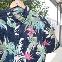 ราคา เสื้อฮาวายมือสอง Size XL (อก 46") แบรนด์ Aloha MADE - ผ้า Cotton เสื้อฮาวายหุ่นหมี (29624872395)