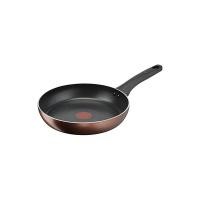 ราคา Tefal frying pan 26cm, suitable for IH and gas, free from harmful substances like PFOA. Long-lasting non-stick properties. Model: IH Titanium Excellence Mocha frying pan, brown. (57210141566)