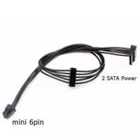 ราคา Cable Mini 6 Pin To 2 SATA Power Supply Cable For Dell Vostro 3070 3670 3967 3977 3980 (26854219638)
