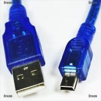 ราคา สายUSB 2.0 ความเร็วสูง สายเคเบิลข้อมูล USB Mini 5 พิน สำหรับกล้อง MP3 MP4 1 สายดำ น้ำเงิน (11632738154)