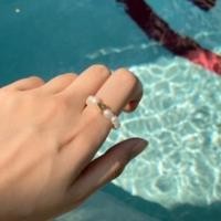ราคา whisper.ring - Pearly Love Ring แหวนมุกทะเลน้ำจืดแท้ แหวนยางยืด freesize แหวนรูปหัวใจ ไม่ลอกไม่ดำ ใส่ได้ทุกนิ้ว (6382412519)