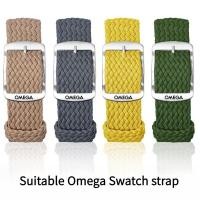 ราคา เข้ากันได้กับ OMEGA SWATCH สายไนลอนทอ Seamaster 300 NATO Strap (43703139679)