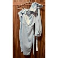 ราคา ส่งต่อเดรสสีฟ้า ออกงาน เปิดไหล่ (23487868665)
