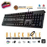 ราคา Neolution E-Sport Gaming Keyboard รุ่น BLACKHOLE ไฟ Rainbow LED Blue/Red Switch I ประกัน 2ปี (44012814668)