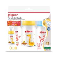 ราคา ล้างสต๊อก !! [แพ็ค 2 ฟรี1] Pigeon พีเจ้น ขวดนม RPPคอมาตรฐาน พร้อมจุกเสมือนนมมารดา รุ่นมินิ (7460322897)