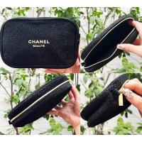 ราคา แท้ Chanel Beaute Bag กระเป๋าเครื่องสำอางค์ชาแนล Chanel Cosmetic bag Premium Gift พร้อมกล่องของแท้จากเคาน์เตอร์ (21777048276)