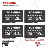 ราคา Toshiba M203 UHS-I U1 Class 10 Micro SD การ์ด MicroSDHC MicroSDXC ไม่มีอะแดปเตอร์ (16GB/32GB/64GB/128GB/256GB) (48060485108)