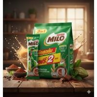 ราคา [ X1แพ็ค ]MILO ไมโล 3 in 1 แอคทิฟ-โก เครื่องดื่มช็อกโกแลตมอลต์ปรุงสำเร็จชนิดผง 30 กรัม 1แพ็คX30 ซอง (42165028782)
