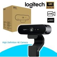 ราคา กล้องเว็บแคม Logitech Brio 4K Webcam, Video Calling, Noise-Cancelling mic, HD Auto Light Correction (53259050943)