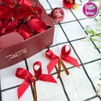 ราคา โบว์จิ๋ว ผูกถุงขนม โบว์ของชำร่วย ผูก 2 หู มีก้านลวด ง่ายต่อการใช้งาน (27620399742)