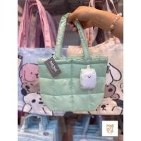 ราคา กระเป๋าถือ ลายน่ารักๆ สีเขียว Moshi Moshi (29785622648)