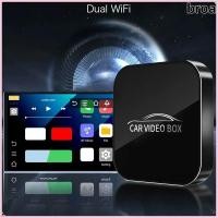 ราคา อะแดปเตอร์ CarPlay ไร้สาย BROA พร้อมอะแดปเตอร์อัตโนมัติ HDMI Android, แบบพกพา 4in1 5G WiFi Plug & Play อะแดปเตอร์มัลติมีเดียรถ (52710510867)