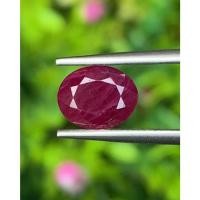 ราคา พลอย ทับทิม พม่า (Burmese Ruby Sapphire) 2.00 กะรัต พลอยแท้ อัญมณีมงคลประจําวันเกิด เครื่องประดับพลอย (29880864755)