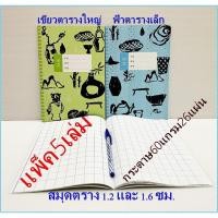 ราคา สมุดคัดจีน (5เล่ม) สมุดตาราง ขนาด 12และ16มม. สมุดจีน สมุด สมุดคัดลายมือ (27751483203)