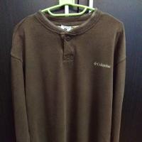 ราคา เสื้อแขนยาว Columbia แท้ สีน้ำตาล ปักโลโก้สีน้ำตาลอ่อน (26730637139)