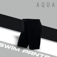 ราคา AQUA : กางเกงว่ายน้ำขาสั้นสีดำ กันUV (14727245147)