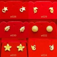 ราคา SET-4 e❤️ต่างหูทอง หุ้มทอง ๑๐๐%แป้นเสียบ❤️ไม่ลอก ไม่ดำ!! ชุบทอง ทองไมครอน เศษทอง ตุ้มหูทอง (หุ้มทองแท้ เกรดพิเศษ) (1543529596)