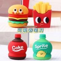 ราคา กบเหลาดินสอน่ารัก Cola Burger French Fries กบเหลาดินสอ Creative Mini แบบพกพาเด็กประถมกบเหลาดินสอรูปร่าง (57010209473)