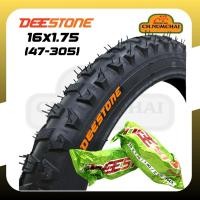 ราคา ยางนอก หรือ ยางในจักรยาน 16x1.75 ยี่ห้อDeestone (29636206916)