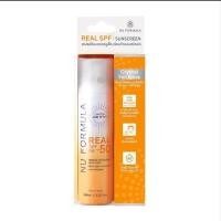 ราคา Nu Formula Crystal Sun Spray Real SPF50+ PA++++ 100ml. สเปรย์กันแดด นู ฟอร์มูล่า ละอองบางเบา ฉีดทับเมคอัพได้ (28160907087)