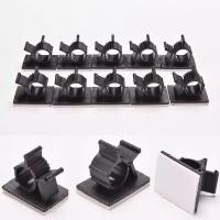 ราคา SKU-M017 (10 ตัว) คลิปสำหรับเก็บสายไฟ พร้อมเทปกาว2หน้า ขนาดสายไฟใหญ่สุด 10 มม. มีให้เลือกขาวหรือดำ) (12640022723)
