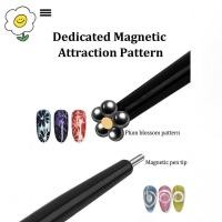 ราคา {}maoying} 2 In 1 Professional Nail Art Cat Eye Magnetic Sti ปากกาสําหรับลูกเหล็กดูดลูกปัดแม่เหล็ก Dotting ปากกาออกแบบเล็บ {COD} (44760451255)
