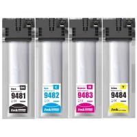 ราคา for T948xl T9481 - T9484 Pigment หมึกพร้อมชิปสำหรับ Epson T948 948 WorkForce Pro WF-C5290 WF-C5790 WF-C5210 WF-C5710 (22450294248)
