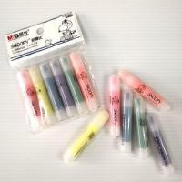 ราคา ปากกาไฮไลท์ เน้นข้อความ M&G SNOOPY ชุด 6 สี (1926685813)